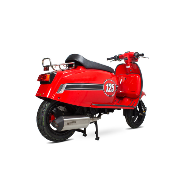 Scorpion Exhaust Scomadi TL125 2017 - 2018 Serket Parallel Full System Brushed Stainless Steel Sleeve